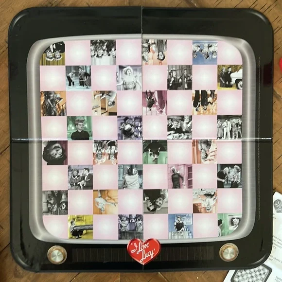 ❤️ I love Lucy Checkers Set ❤️
